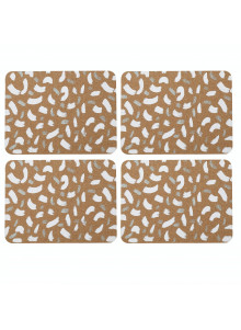 Creative Tops Cork Placemats, Set of 4, Terrazzo Design