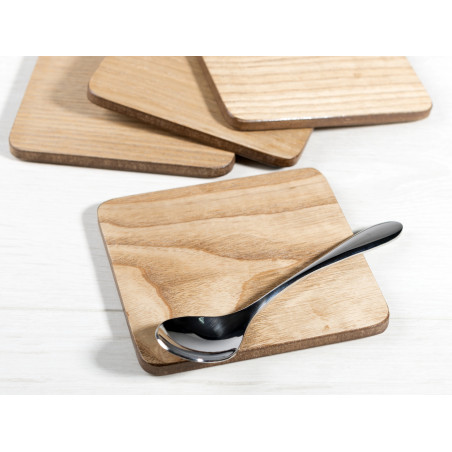 Creative Tops Oak Veneer Pack Of 4 Coasters