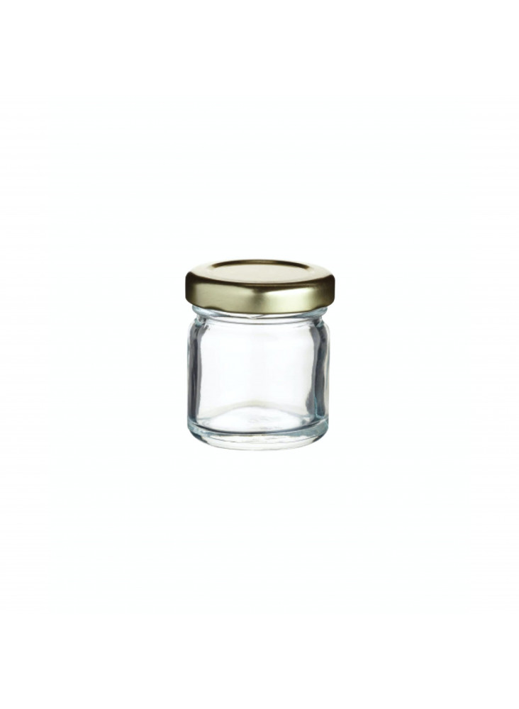 Home Made Mini Glass 43ml Jam Pot