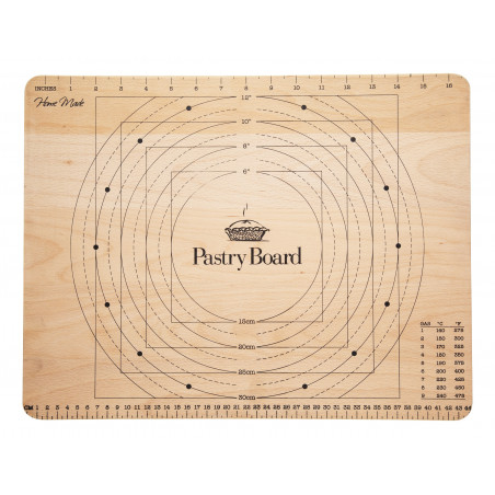 Home Made Wooden Pastry Board with Measures