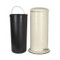 Living Nostalgia Antique Cream 30 Litre Pedal Bin