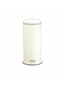 Living Nostalgia Antique Cream 30 Litre Pedal Bin