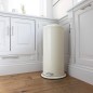 Living Nostalgia Antique Cream 30 Litre Pedal Bin