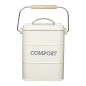Living Nostalgia Antique Cream Compost Bin Living Nostalgia Antique Cream Compost Bin