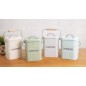 Living Nostalgia Antique Cream Compost Bin Living Nostalgia Antique Cream Compost Bin