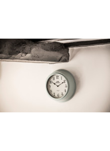 Living Nostalgia Vintage Blue Wall Clock