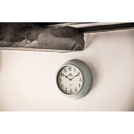 Living Nostalgia Vintage Blue Wall Clock