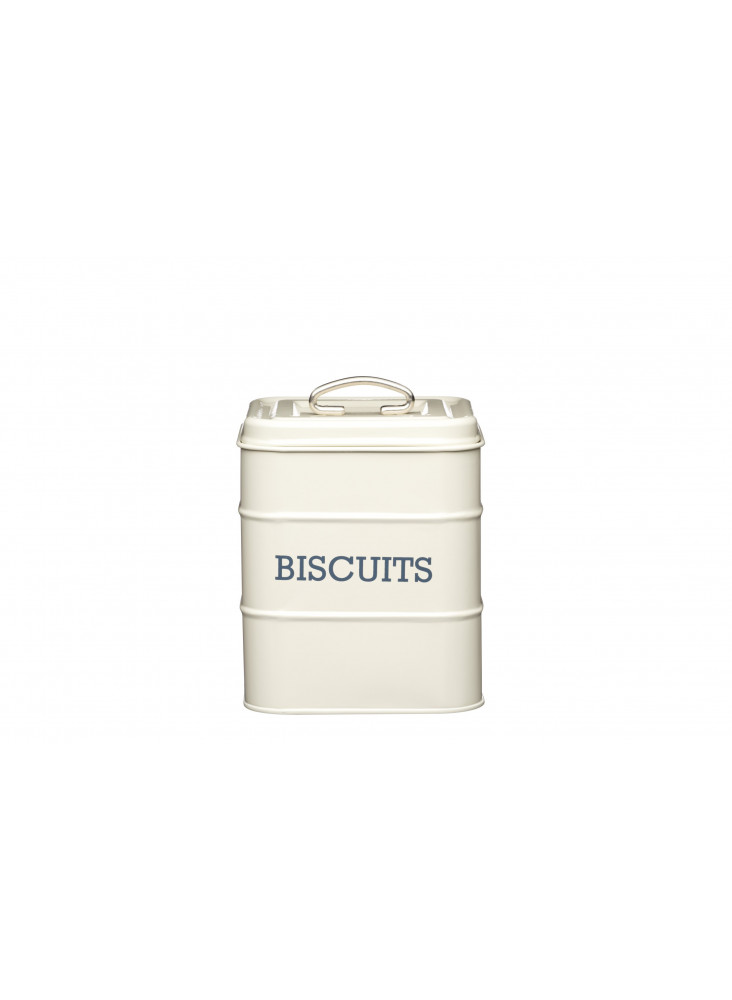 Living Nostalgia Antique Cream Biscuit Tin