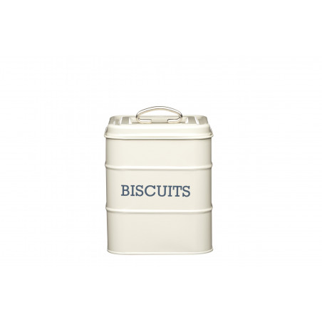 Living Nostalgia Antique Cream Biscuit Tin