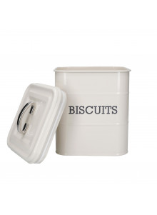 Living Nostalgia Antique Cream Biscuit Tin