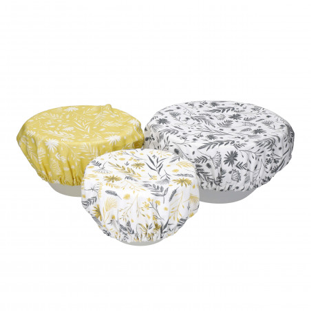 Natural Elements Organic Cotton Bowl Covers, 3-Pack