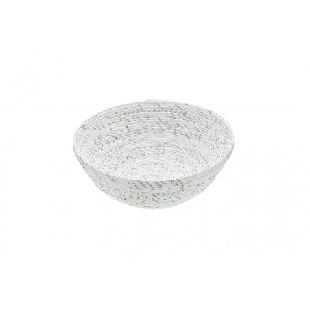 Natural Elements Recycled Paper Fruit Bowl, 25cm