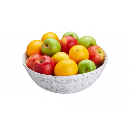 Natural Elements Recycled Paper Fruit Bowl, 30cm