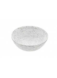Natural Elements Recycled Paper Fruit Bowl, 30cm