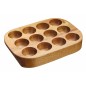 Natural Elements Acacia Wood Egg Rack Natural Elements Acacia Wood Egg Rack