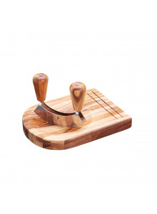 Natural Elements Acacia Wood Hachoir Set