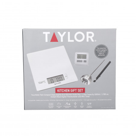 Taylor Kitchen Scales, Digital Thermometer and Timer Gift Set