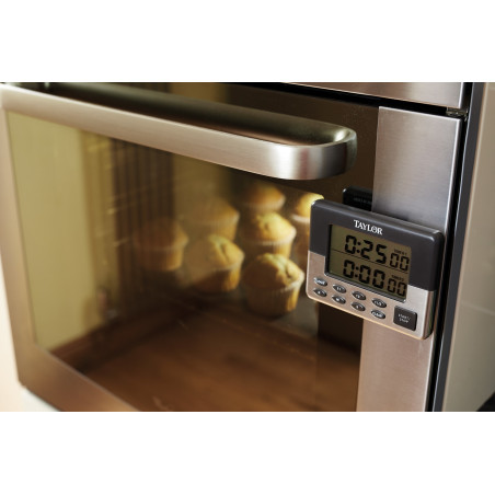 Taylor Pro Stainless Steel Dual Event Digital Timer