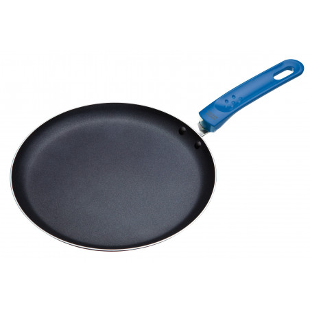 Colourworks Blue Crêpe Pan with Soft Grip Handle