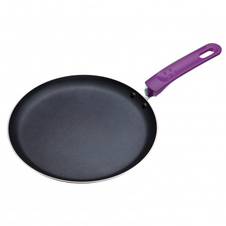 Colourworks Purple Crêpe Pan with Soft Grip Handle