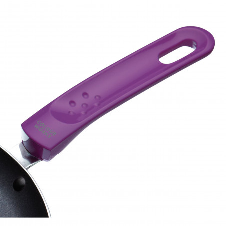Colourworks Purple Crêpe Pan with Soft Grip Handle