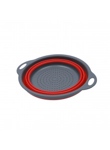 Colourworks Red Collapsible Colander with Handles