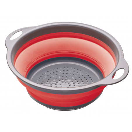 Colourworks Red Collapsible Colander with Handles