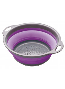 Colourworks Purple Collapsible Colander with Handles