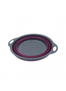 Colourworks Purple Collapsible Colander with Handles