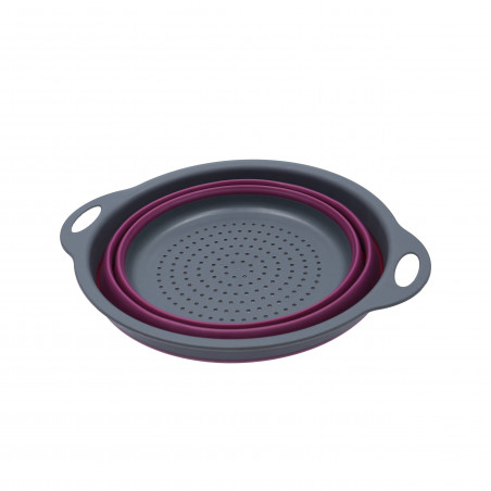 Colourworks Purple Collapsible Colander with Handles