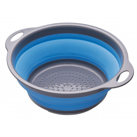 Colourworks Blue Collapsible Colander with Handles