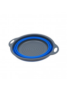 Colourworks Blue Collapsible Colander with Handles