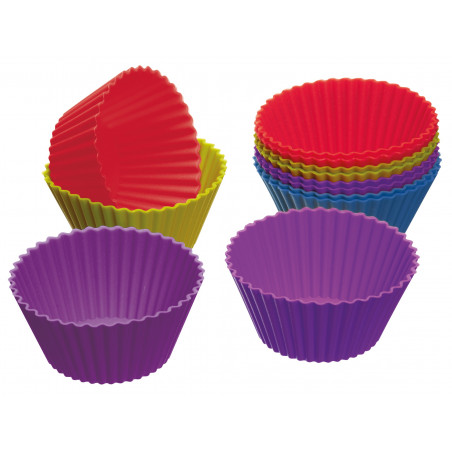 Colourworks Pack of 12 Silicone Cupcake Cases