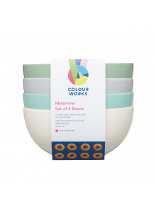 Colourworks Classics Set of Four Melamine Bowls