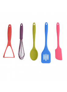 Colourworks Brights 5 Piece Complete Kitchen Utensil Set