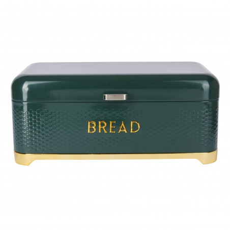 Lovello Hunter Green Textured Large Bread Bin