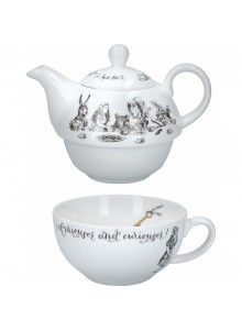 Victoria And Albert Alice In Wonderland Tea for One Teapot