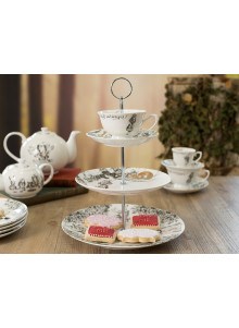 Victoria And Albert Alice In Wonderland 3 Tier Cake Stand