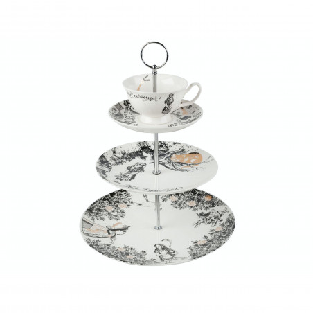 Victoria And Albert Alice In Wonderland 3 Tier Cake Stand