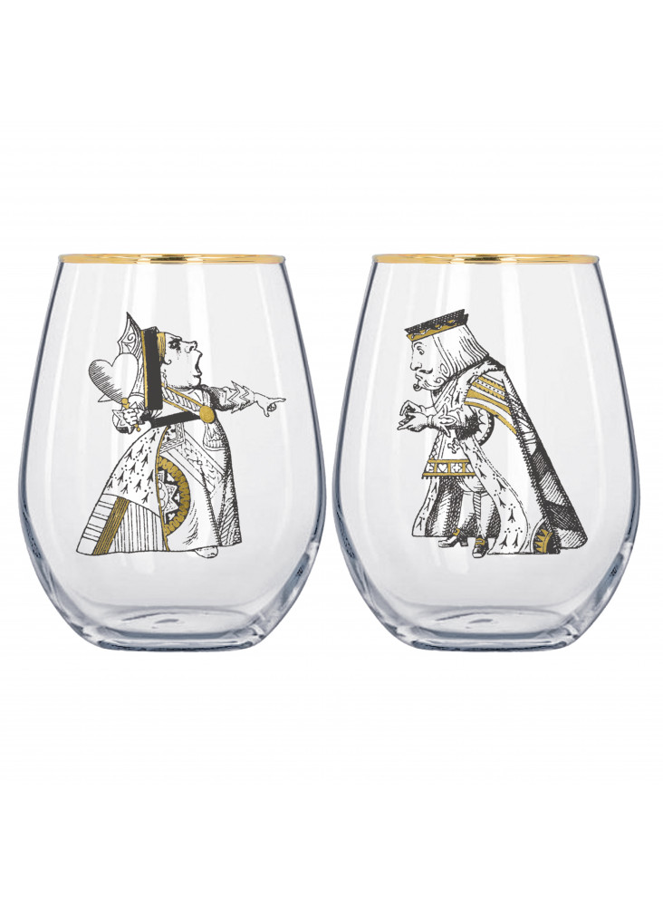 Victoria And Albert Alice In Wonderland Set of 2 Tumblers