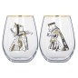 Victoria And Albert Alice In Wonderland Set of 2 Tumblers