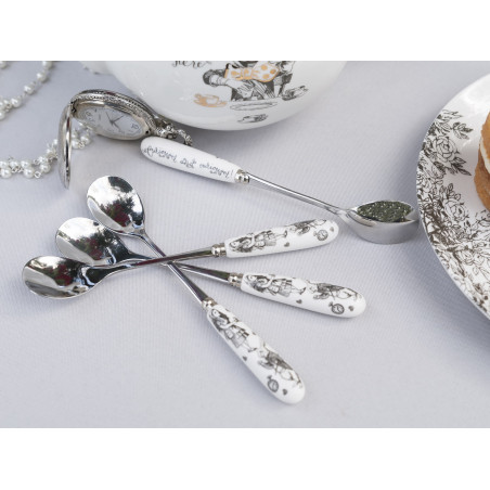 Victoria And Albert Alice In Wonderland Set of 4 Tea Spoons