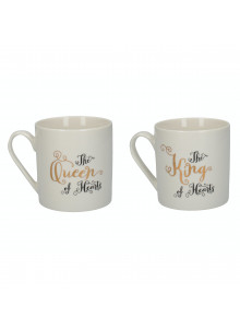 Victoria And Albert Alice In Wonderland Set of 2 His And Hers Can 350ml Mugs