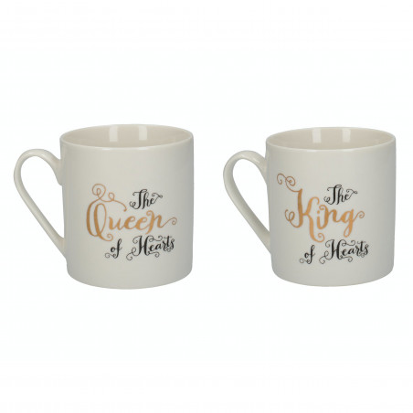 Victoria And Albert Alice In Wonderland Set of 2 His And Hers Can 350ml Mugs