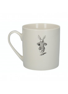 Victoria And Albert Alice In Wonderland White Rabbit Can 350ml Mug