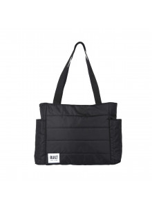 BUILT Black Puffer 7.2L Insulated Lunch Tote Bag