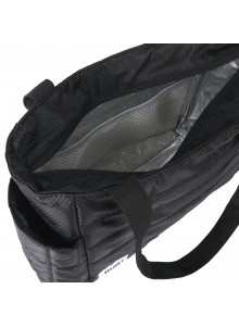 BUILT Black Puffer 7.2L Insulated Lunch Tote Bag