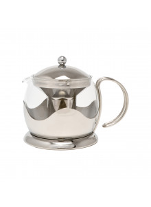 La Cafetière Le Teapot Glass Tea Infuser, 4-Cup, Stainless Steel