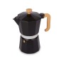 La Cafetière Venice 6 Cup Black Aluminium Espresso Maker