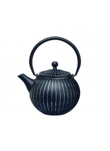 La Cafetière Black 500ml Cast Iron Teapot with Infuser